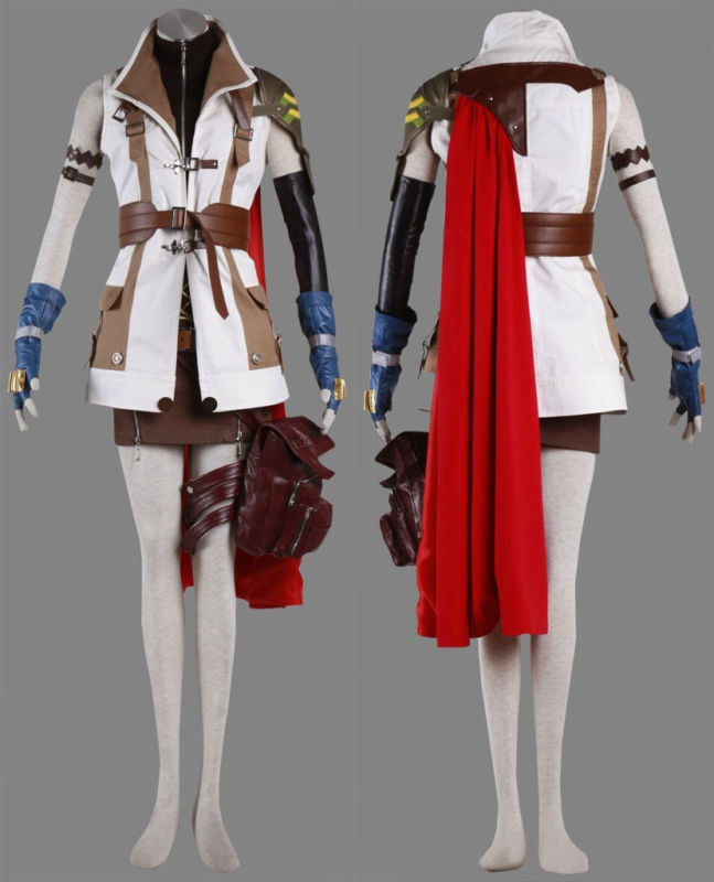 Ff13 Final Fantasy Xiii 13 Lightning Cosplay Costume - CrazeCosplay