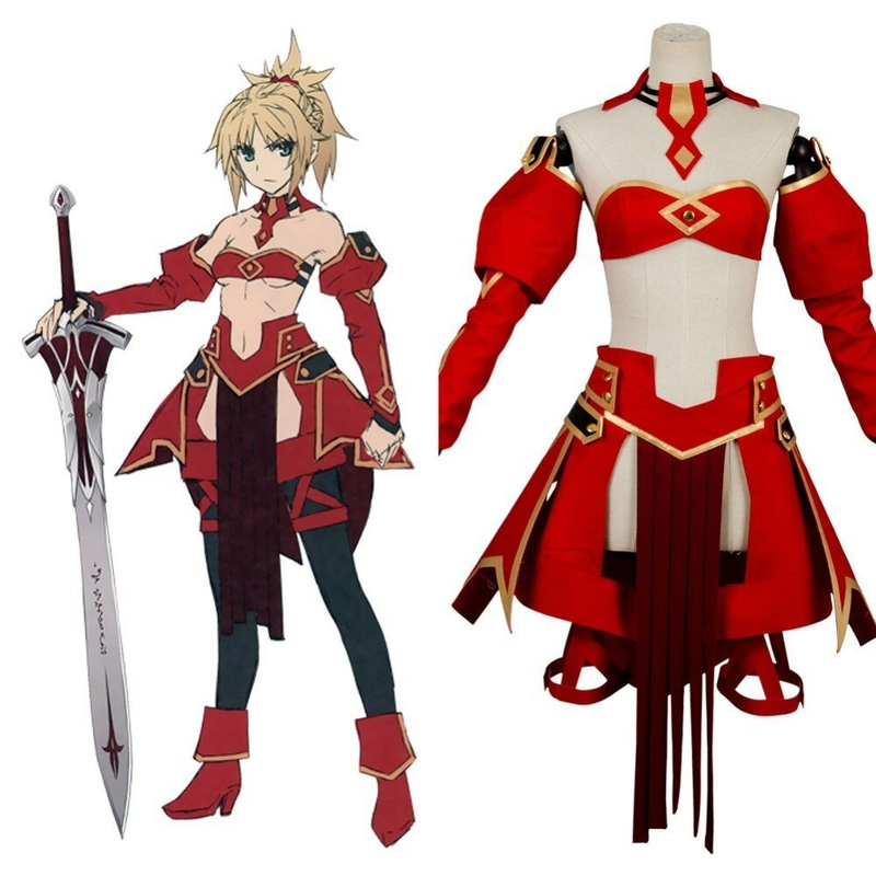 Fate Apocrypha Fa Saber Of Red Mordred Dress Cosplay Costume - CrazeCosplay