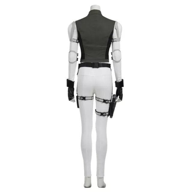 Black Widow Yelena Belova Halloween Outfit marvel Cosplay suit white Costume - CrazeCosplay