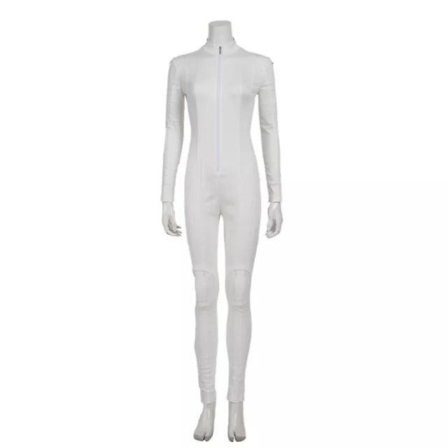 Black Widow Yelena Belova Halloween Outfit marvel Cosplay suit white Costume - CrazeCosplay