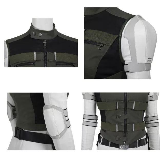 Black Widow Yelena Belova Halloween Outfit marvel Cosplay suit white Costume - CrazeCosplay