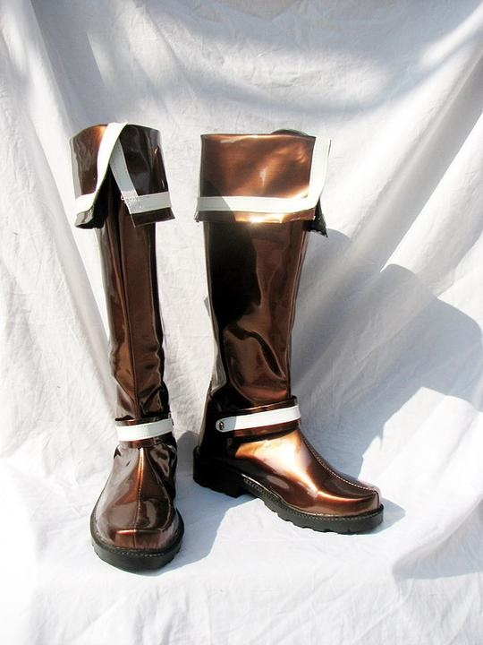 D Gray Man Lavi Cosplay Boots Brown Shoes - CrazeCosplay