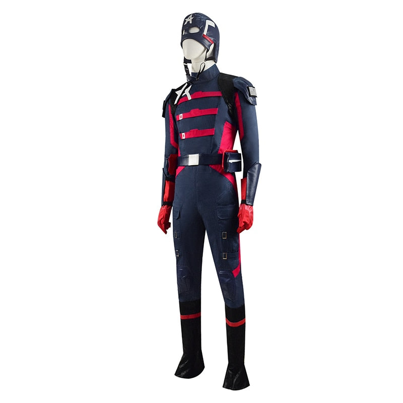 Cossky Bucky Barnes Captain Cosplay Costume Men Uniform Full Set With Mask - CrazeCosplay