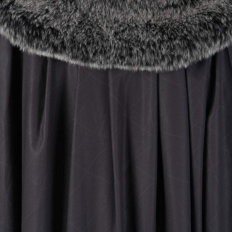 Game of Thrones Sansa Stark Cosplay Costume Halloween Black Dress Outfits