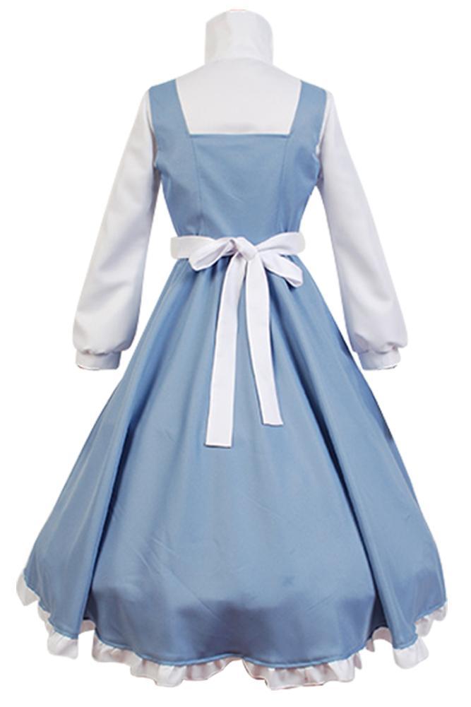 Beauty And Beast The Maid Gown Apron Dress Outfit Cosplay Costume - CrazeCosplay