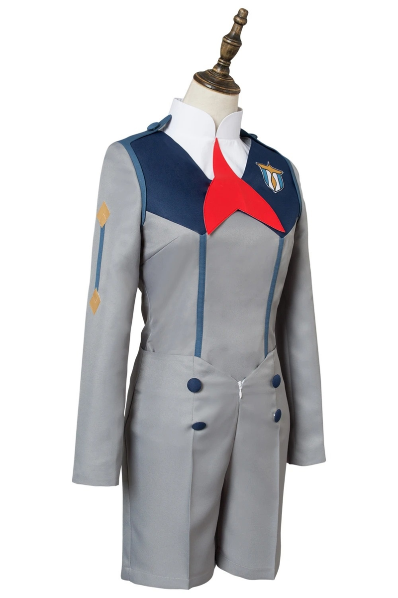 darling in the franxx hiro code 016 uniform cosplay costume - CrazeCosplay