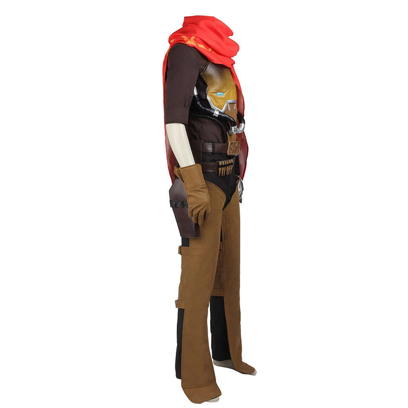 overwatch ow bounty hunter jesse mccree outfit cosplay costume - CrazeCosplay