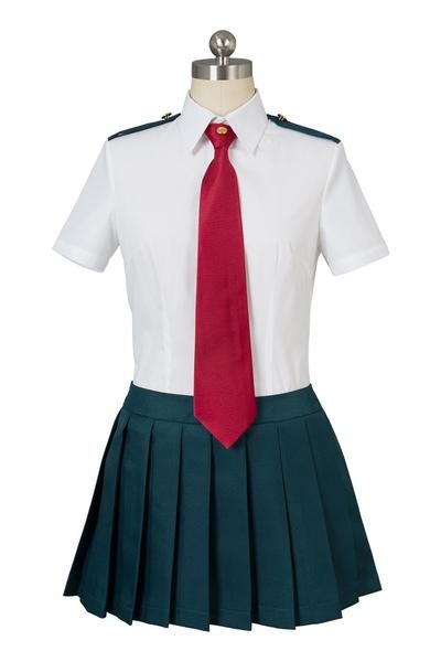 boku no hero academia my hero academia ochako uraraka tsuyu asui summer uniform dress cosplay costum - CrazeCosplay