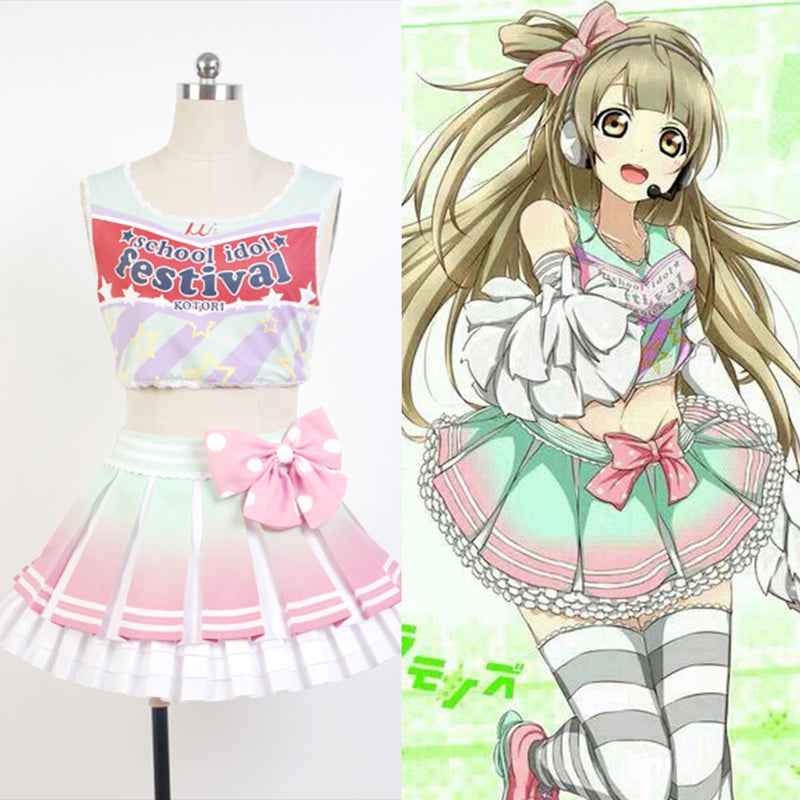 First delivery LoveLive! Love Live Kotori Minami trajes de porristas Cheerleaders Cosplay Costumes For Women Anime Halloween Cosplay Costume dress - CrazeCosplay