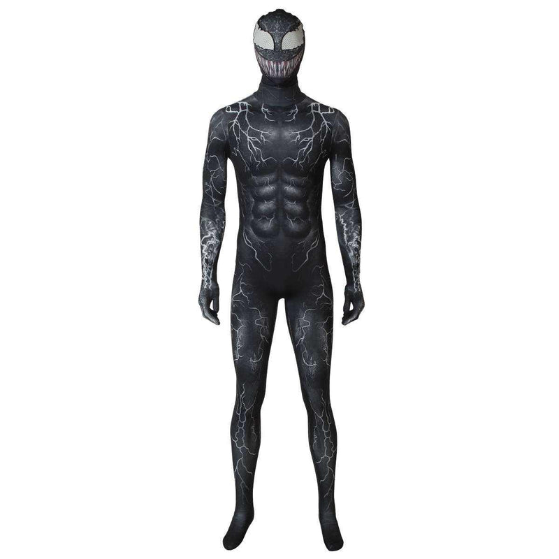 Venom Costume Eddie Brock Cosplay Jumpsuits Spideman Bodysuits - CrazeCosplay