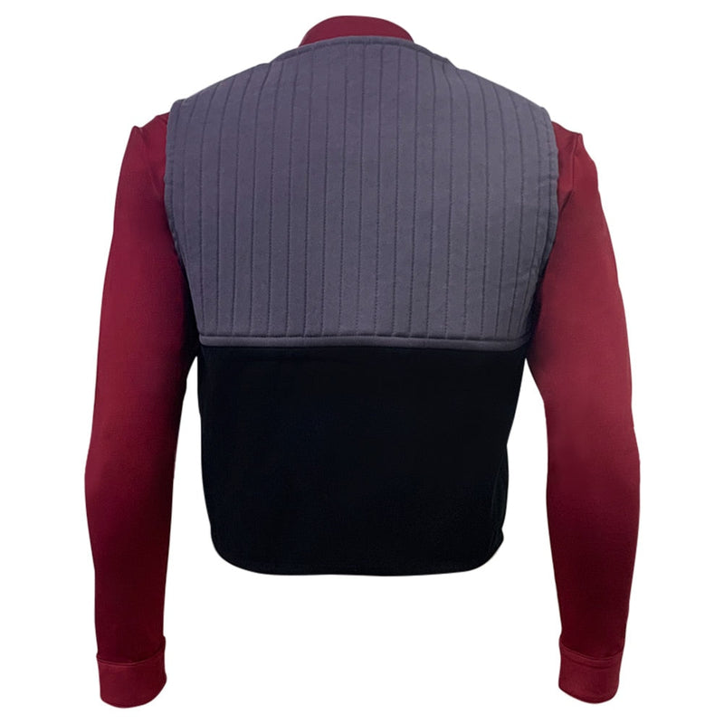 ST Jean-Luc Picard Vest Shirt Coat Jacket Tops Cosplay Costume Uniform for Men