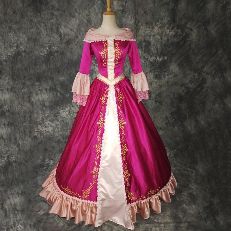 Cartoon Beauty and Beast Belle Cosplay Costume Adult Bella Princess Long Dress Cloak Women Christmas Halloween Stage Party The 2017 belle from beauty and the beast - CrazeCosplay