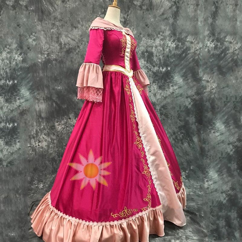 Cartoon Beauty and Beast Belle Cosplay Costume Adult Bella Princess Long Dress Cloak Women Christmas Halloween Stage Party The 2017 belle from beauty and the beast - CrazeCosplay