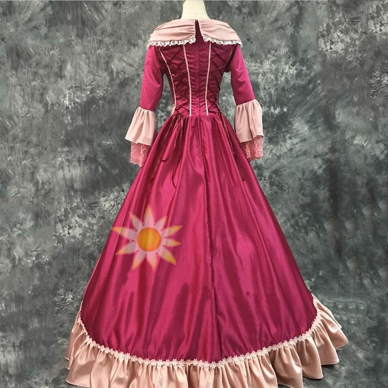 Cartoon Beauty and Beast Belle Cosplay Costume Adult Bella Princess Long Dress Cloak Women Christmas Halloween Stage Party The 2017 belle from beauty and the beast - CrazeCosplay