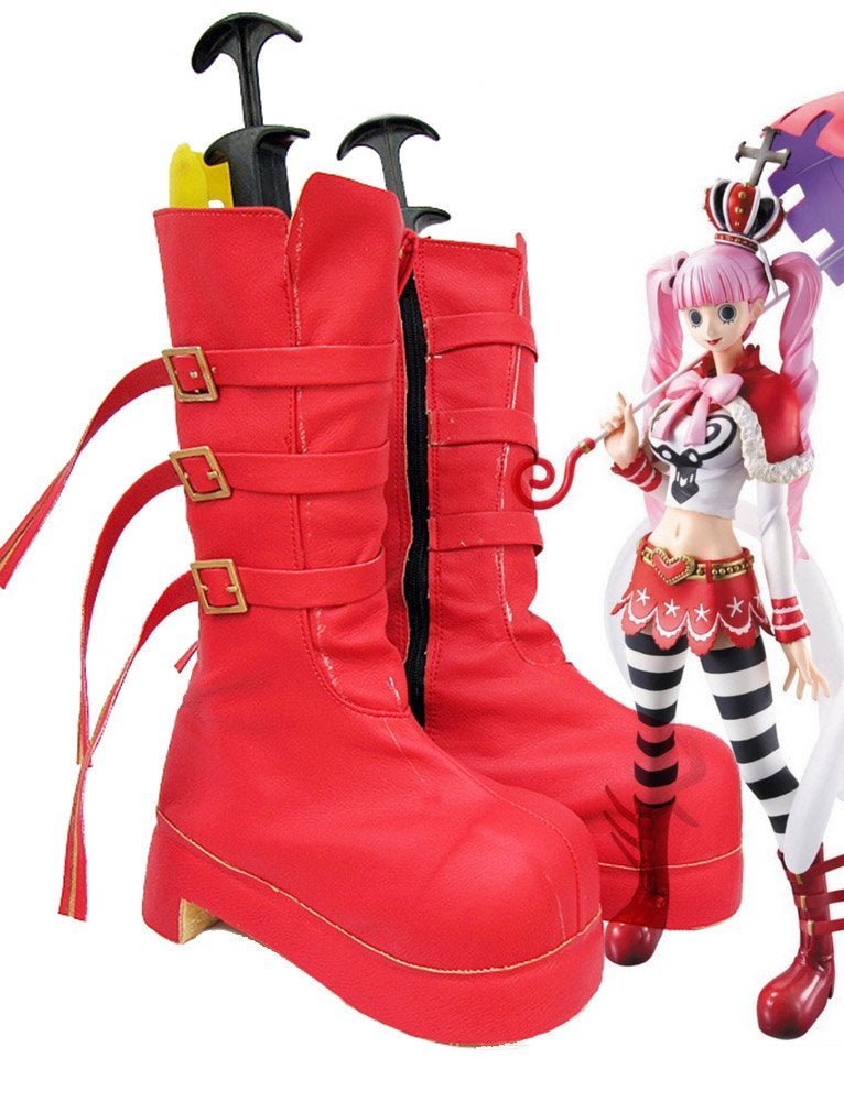 One Piece Perona Cosplay Boots Shoes - CrazeCosplay