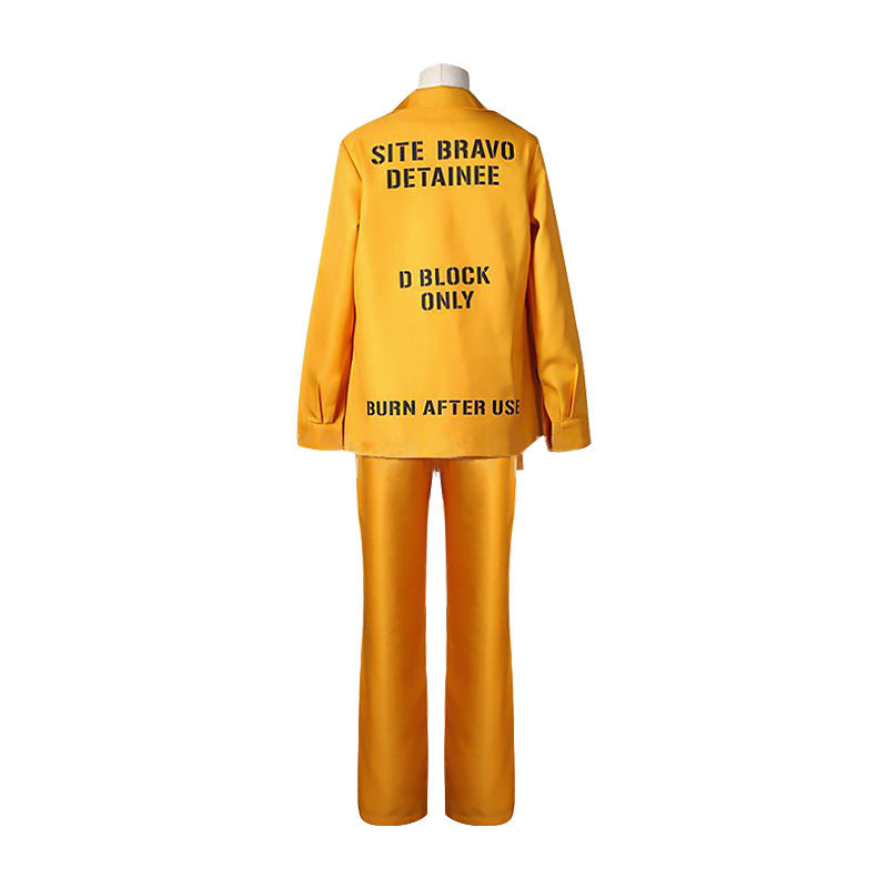 Harley Quinn Orange Prison Uniform Cosplay Birds of Prey Jacket Coat Tops Pants Halloween Costumes - CrazeCosplay