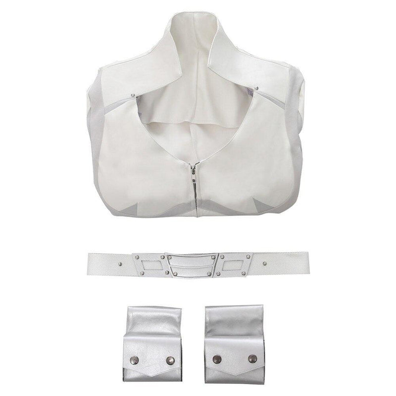 Legends of Tomorrow Sara Lance Cosplay Costume White Canary Halloween Costumes for Adult Women DC Superhero Outfit Jumpsuit - CrazeCosplay
