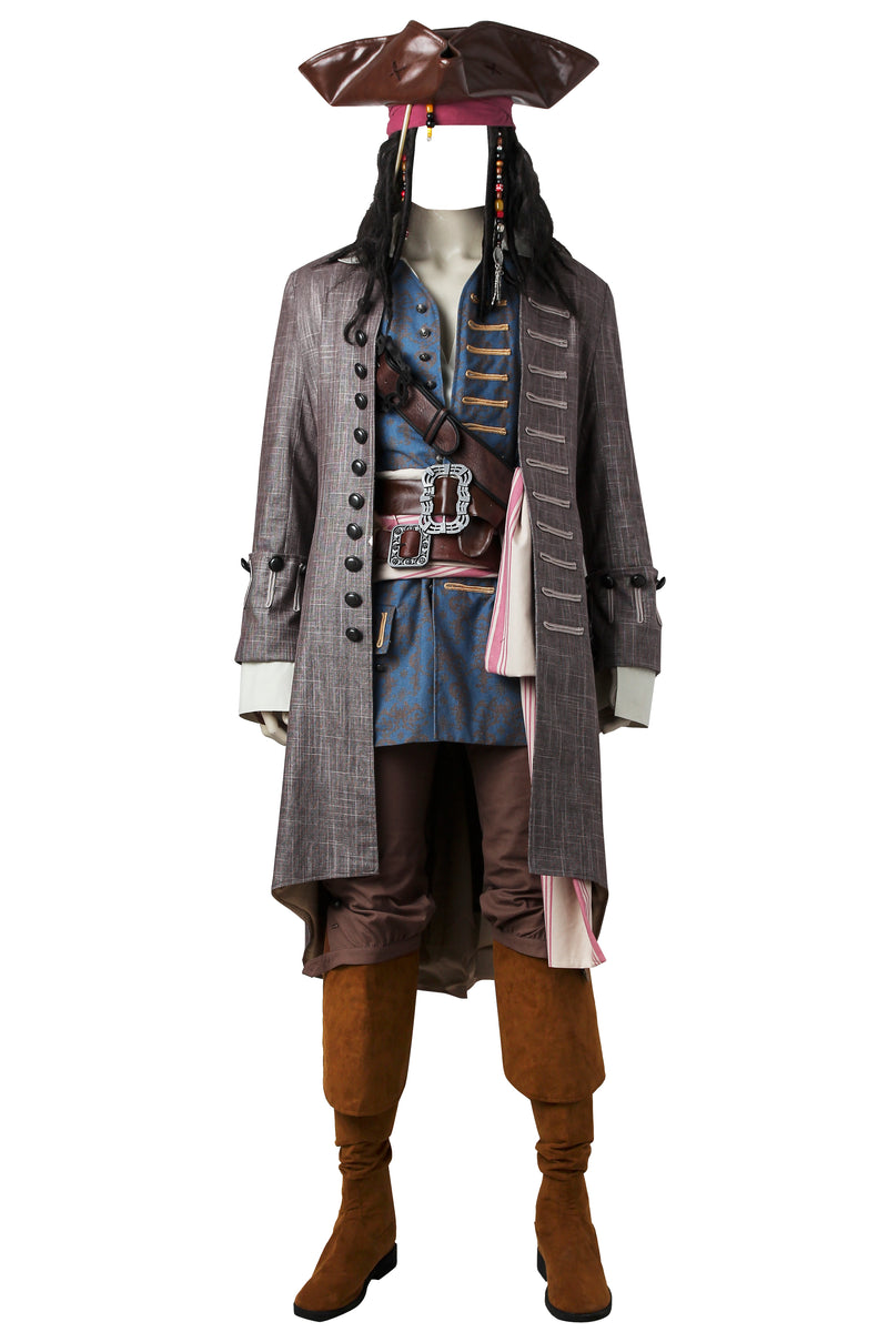 Pirates Of The Caribbean 4 Jack Sparrow Vest Costume - CrazeCosplay