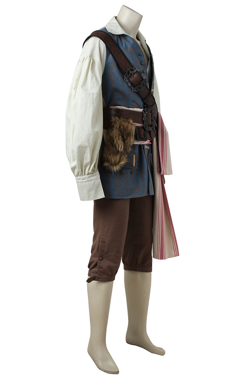 Pirates Of The Caribbean 4 Jack Sparrow Vest Costume - CrazeCosplay