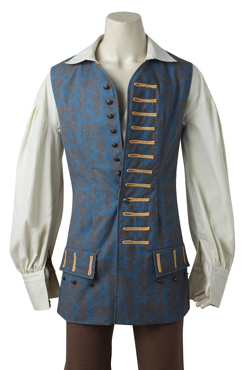 Pirates Of The Caribbean 4 Jack Sparrow Vest Costume - CrazeCosplay
