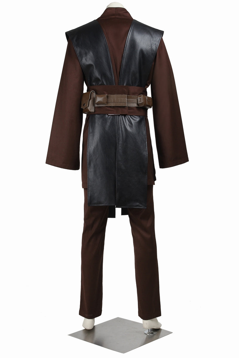Star Wars Anakin Skywalker Cosplay Costume Classic Black Suit - CrazeCosplay
