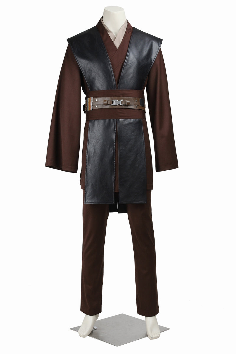 Star Wars Anakin Skywalker Cosplay Costume Classic Black Suit - CrazeCosplay