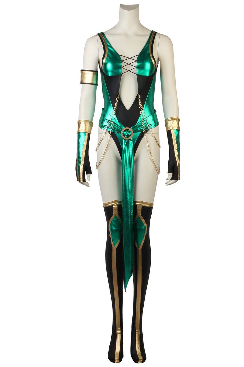 Mortal Kombat Jade Outfit Mk Halloween Cosplay Costume