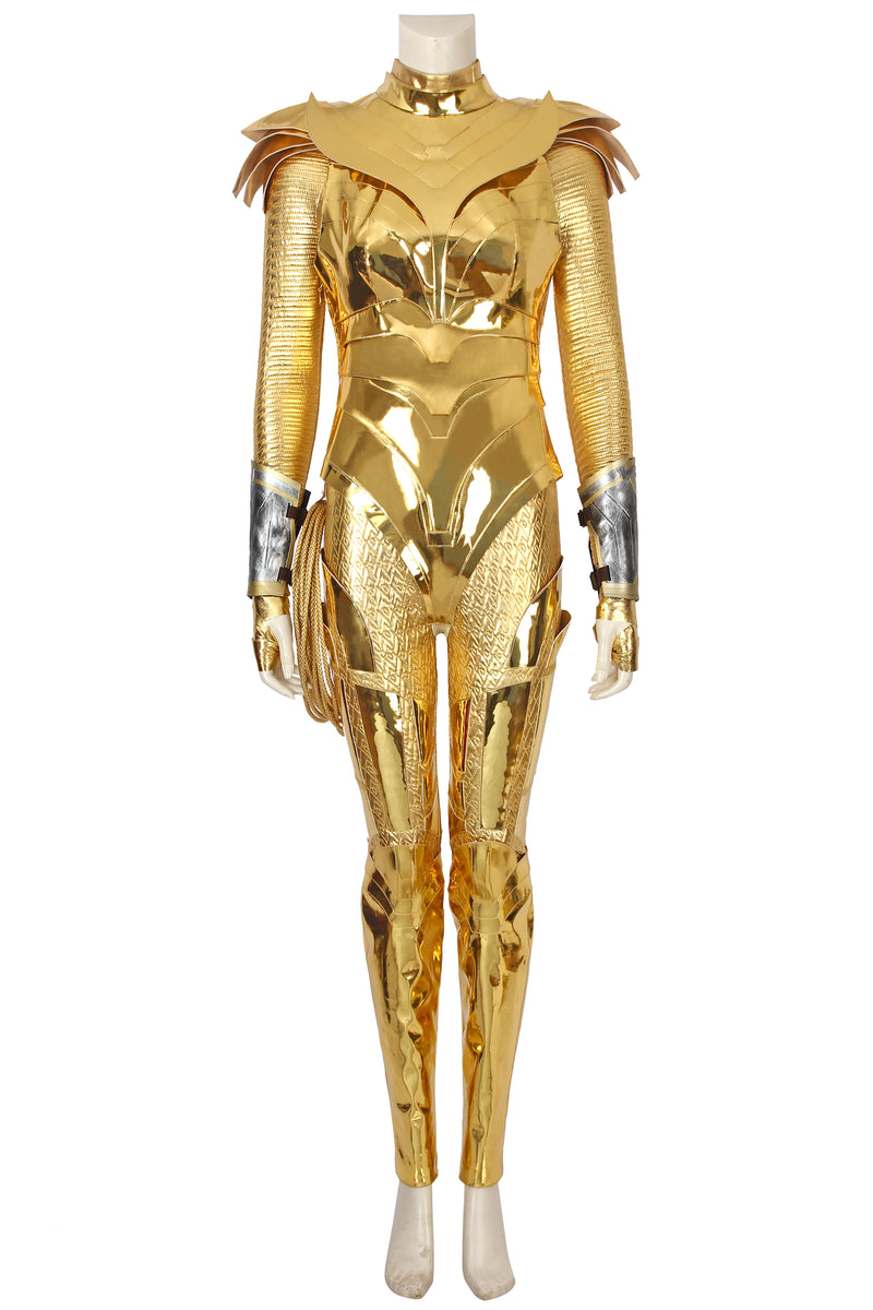 Wonder Woman 1984 Gold Costume & Outfit Gal Gadot Cosplay for Adult - CrazeCosplay
