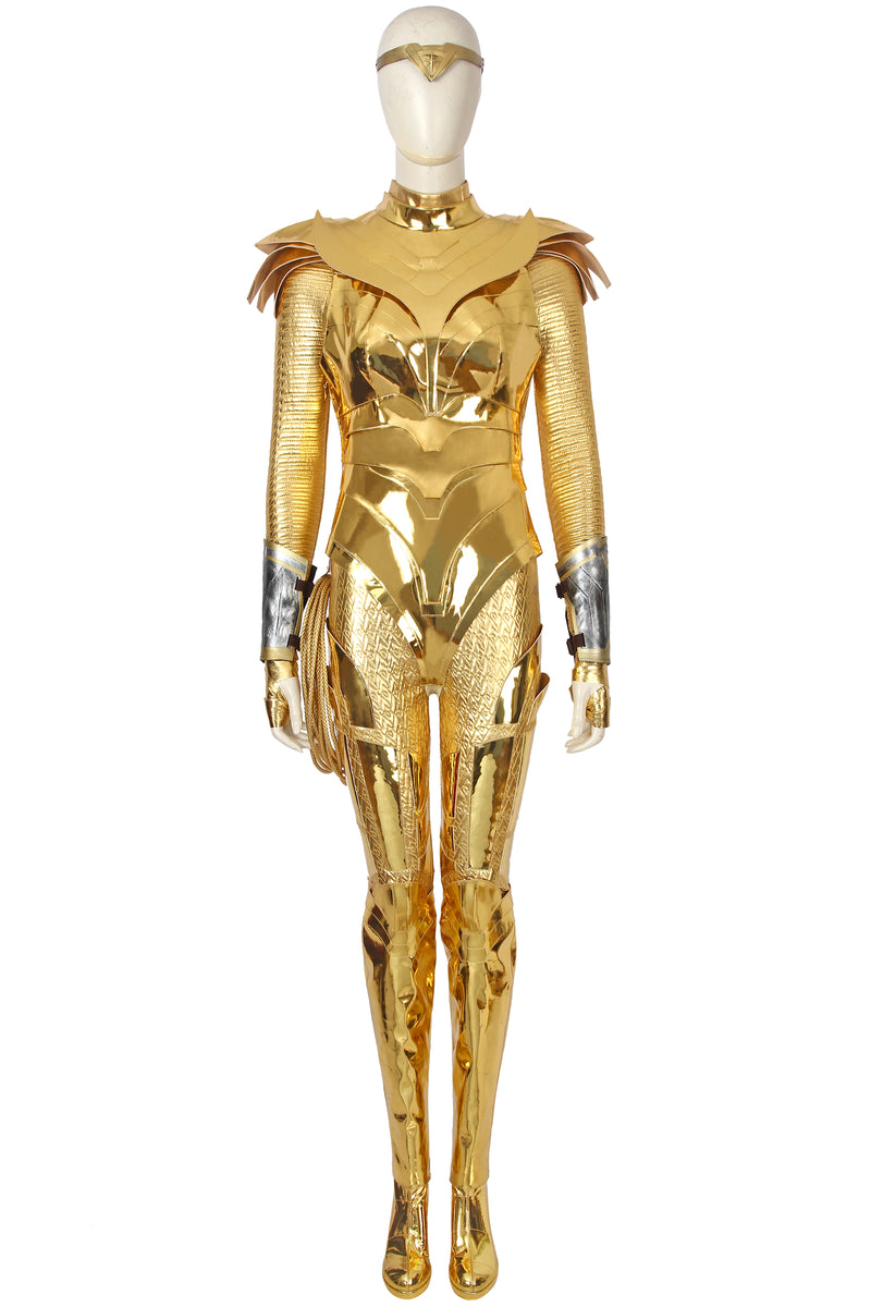 Wonder Woman 1984 Gold Costume & Outfit Gal Gadot Cosplay for Adult - CrazeCosplay