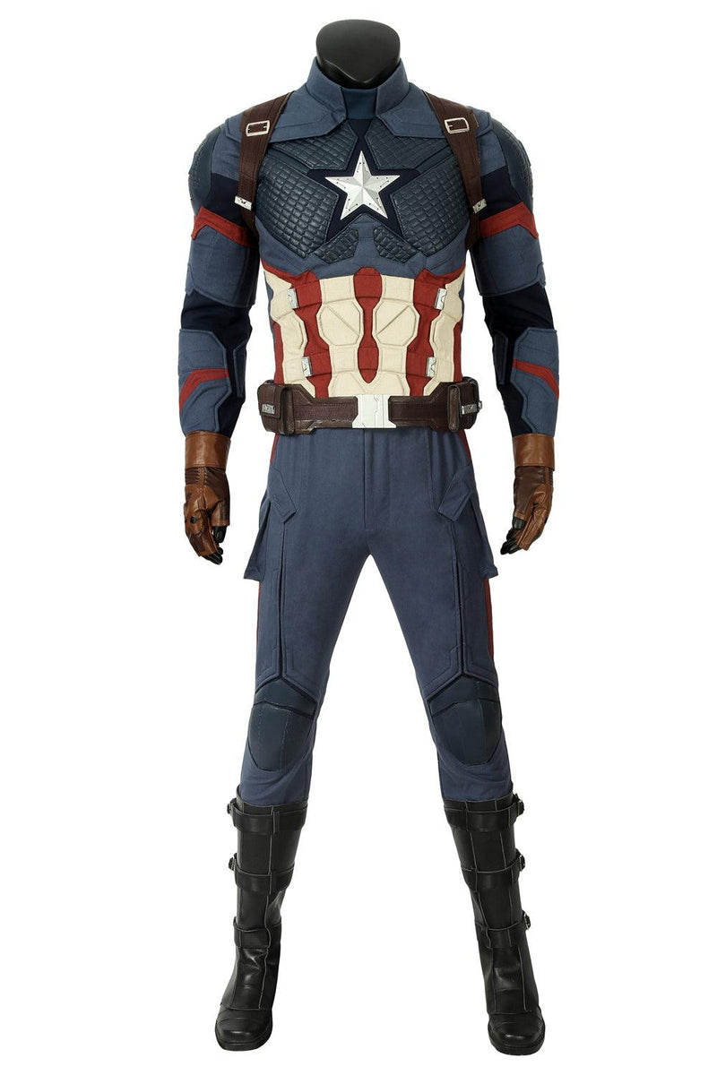 Avengers 4 Endgame Steve Rogers Captain America Cosplay Costume - CrazeCosplay
