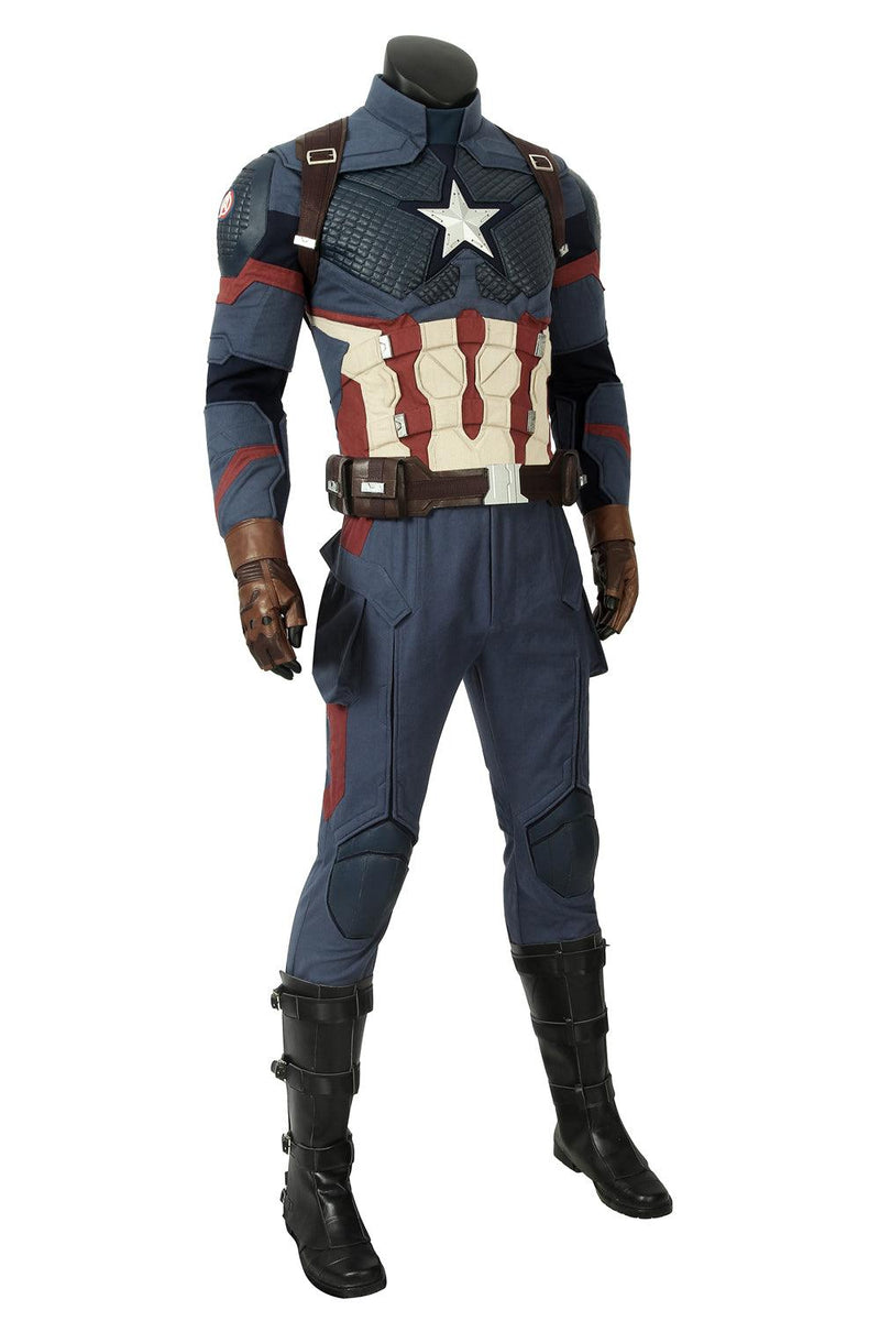 Avengers 4 Endgame Steve Rogers Captain America Cosplay Costume - CrazeCosplay