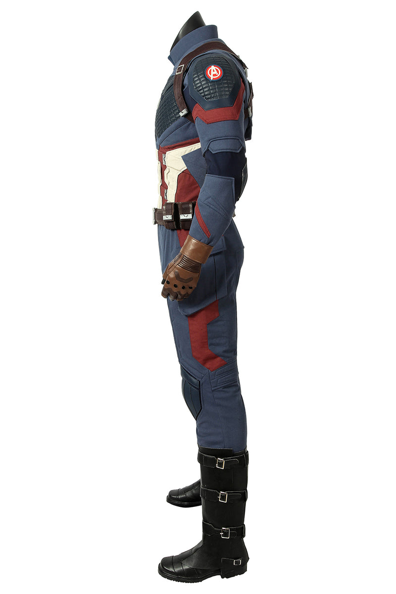 Avengers 4 Endgame Steve Rogers Captain America Cosplay Costume - CrazeCosplay