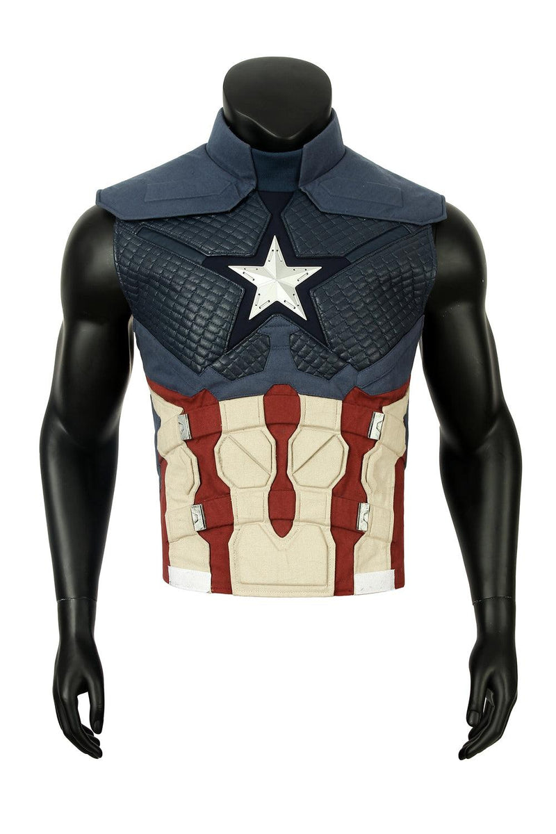 Avengers 4 Endgame Steve Rogers Captain America Cosplay Costume - CrazeCosplay