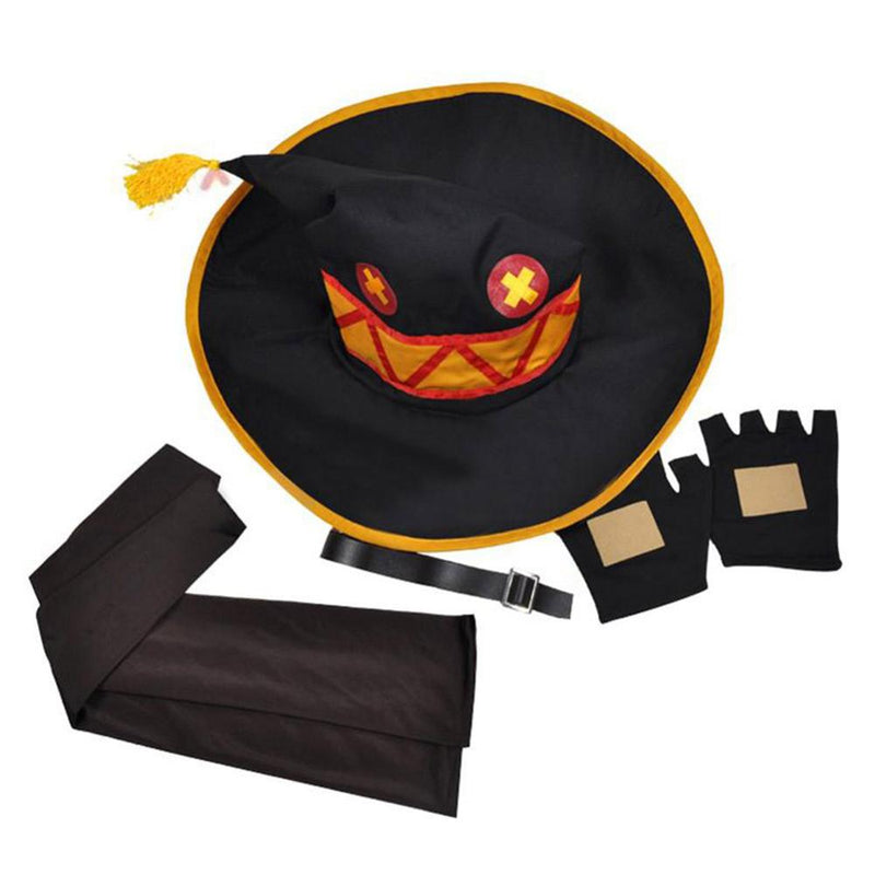 Konosuba God’s Blessing On This Wonderful World Megumin Cosplay Costume Magicians Megumin Witcher outfit cape Costumes - CrazeCosplay