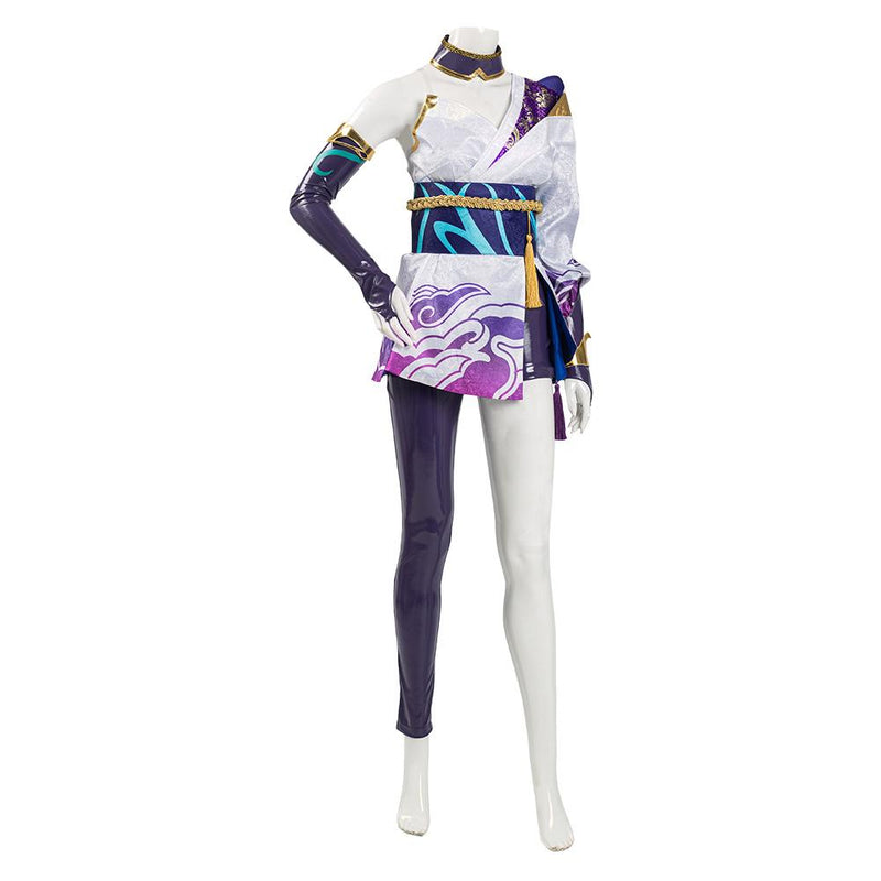 League of Legends LoL 2020 Spirit Blossom Riven New Skin Halloween Carnival Suit Cosplay Costume - CrazeCosplay