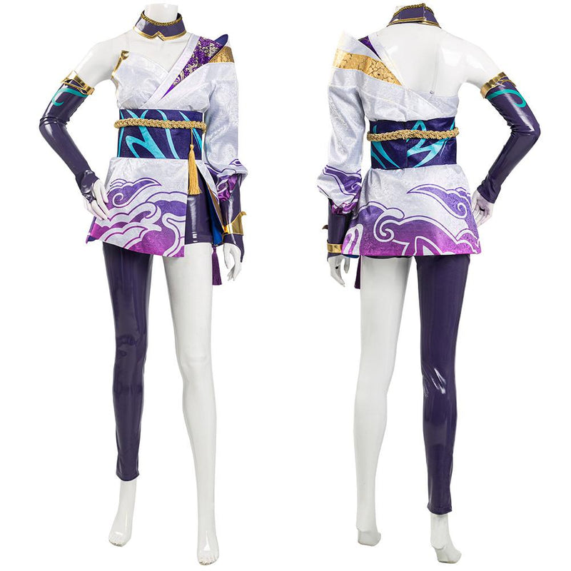 League of Legends LoL 2020 Spirit Blossom Riven New Skin Halloween Carnival Suit Cosplay Costume - CrazeCosplay