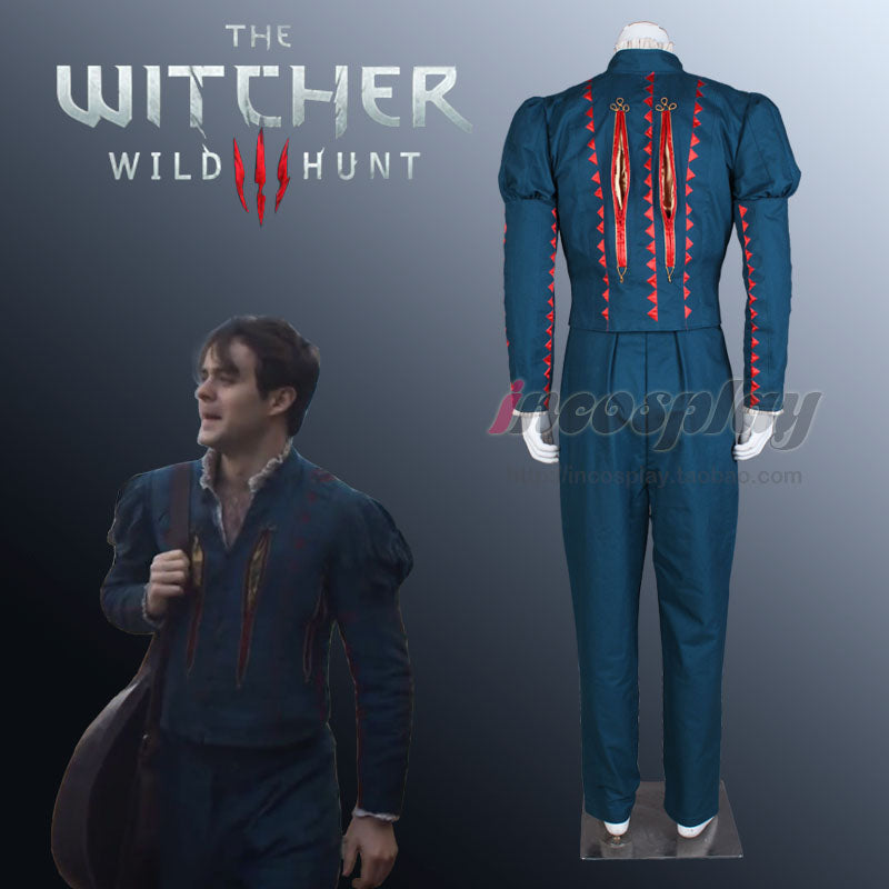 The Witcher Jaskier Dandelion cosplay costume Halloween Carnival Suit - CrazeCosplay