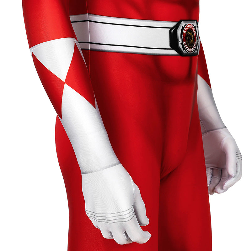Mighty Morphin Power Rangers Red Ranger Cosplay Costume - CrazeCosplay