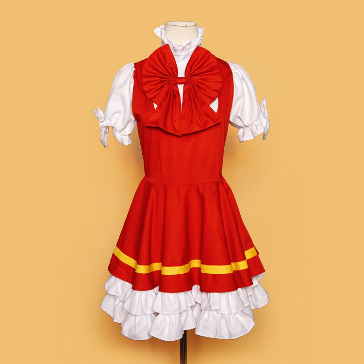 Cardcaptor Sakura Sakura Kinomoto OP Red White Cosplay Costume - CrazeCosplay