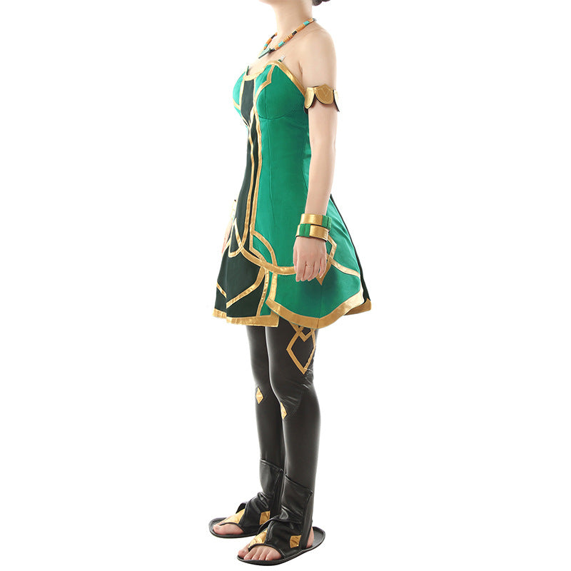League of Legends Empress of the Elements Qiyana Cosplay Costume - CrazeCosplay