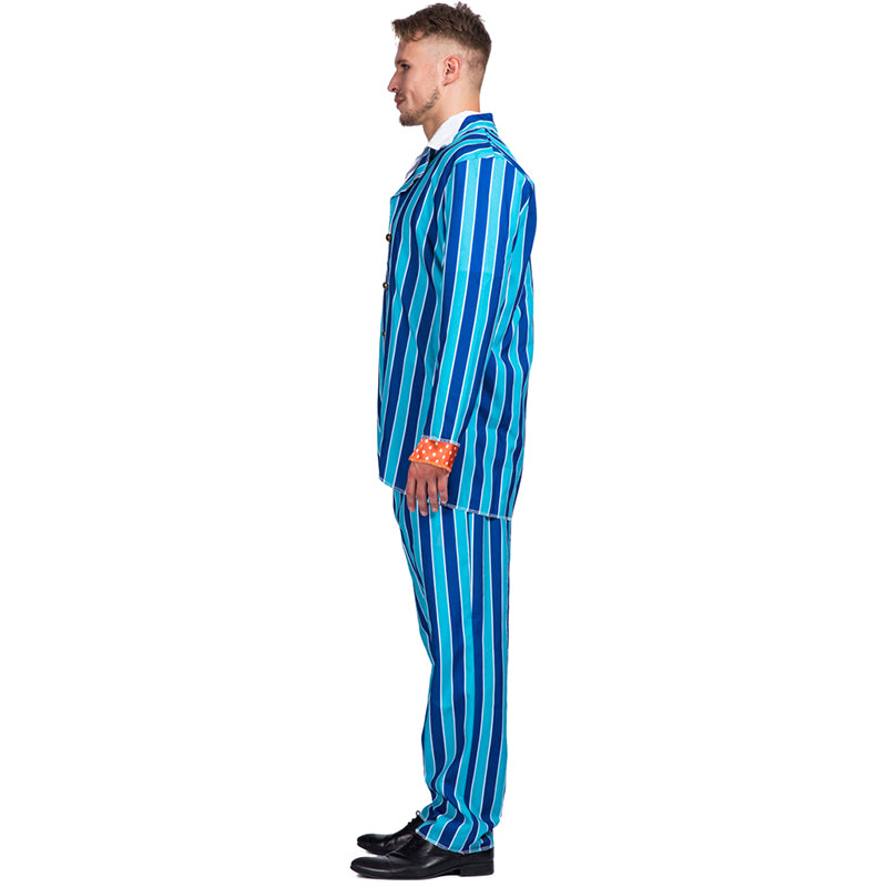 Austin Powers 70's Costumes Halloween Suit Cosplay Outfit for Men - CrazeCosplay