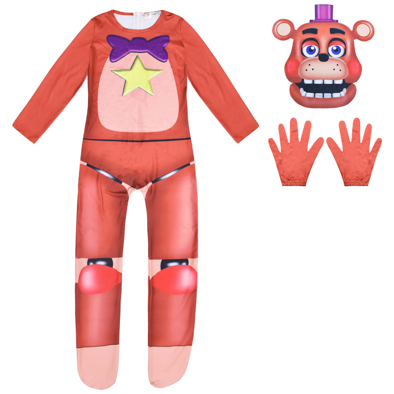 Fnaf Freddy Fazbear Halloween Costume for Kids - CrazeCosplay