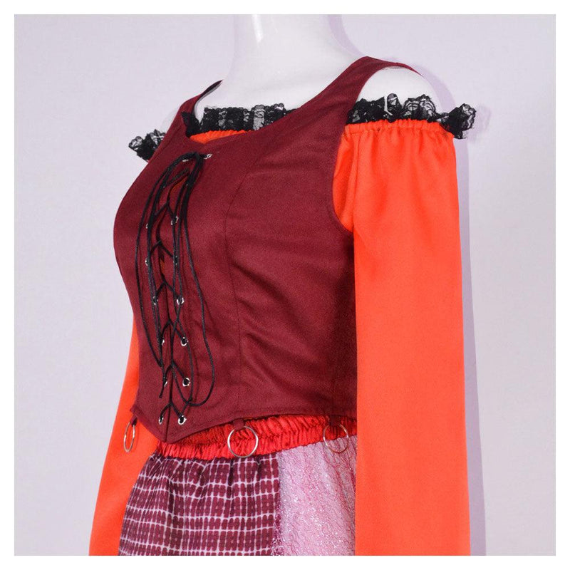 Hocus Pocus Mary Sanderson Halloween Dress Cosplay Costume