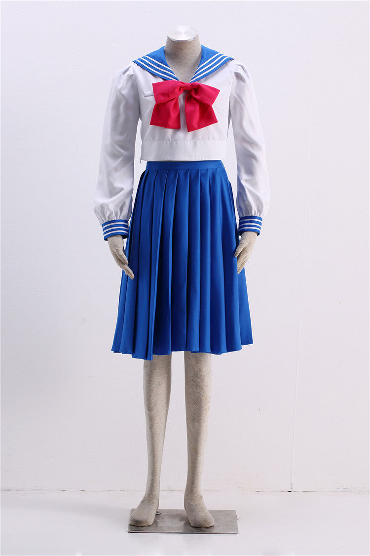 Sailor Moon Mizuno Ami Amy Anderson Sailor Mercury Sailor Suit Cosplay Costume - CrazeCosplay