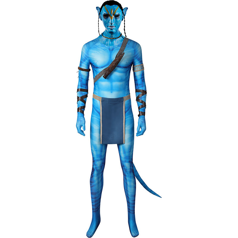 Avatar 2 The Way of Water Jake Sully Jumpsuit Cosplay Costume