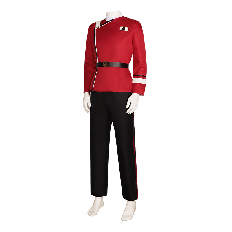 Star Costume Trek II Cosplay Suit for Adult Men II The Wrath of Khan Uniform Halloween Cosplay Costumes