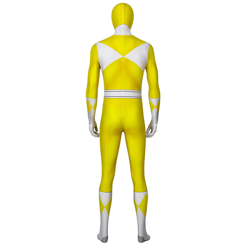 Mighty Morphin Power Rangers Yellow Ranger Cosplay Costume - CrazeCosplay
