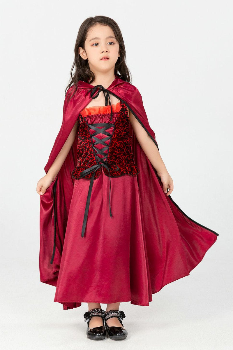 Little Red Riding Hood Costume Halloween Cosplay Dress Family Outfit - CrazeCosplay