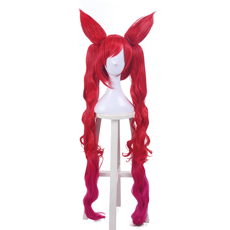 League Of Legends LOL Star Guardian Jinx The Loose Cannon Red Cosplay Wig - CrazeCosplay