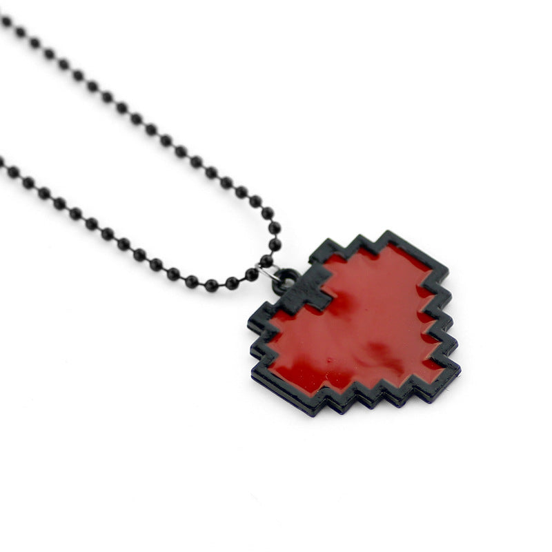 Undertale Cosplay Necklace Red Heart Chain Halloween Accessories